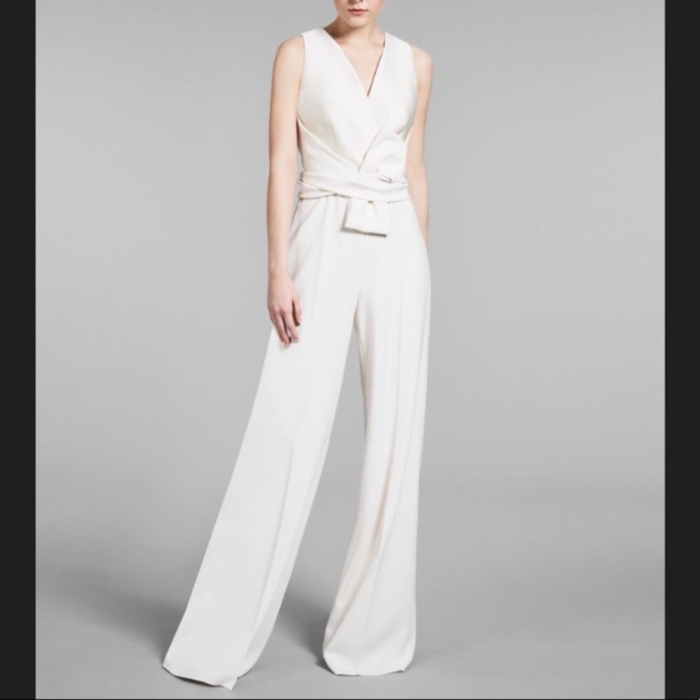 RARE! NWT Size 2 Max Mara White Jumpsuit!